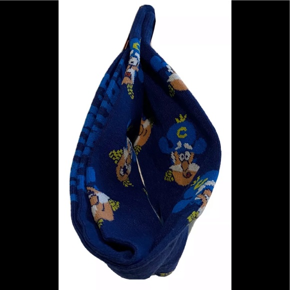 Cap’n Crunch Crew Socks 1 Pair Men 6-12 Blue w Logo Cereal Oops! All Berries NEW - Picture 4 of 8